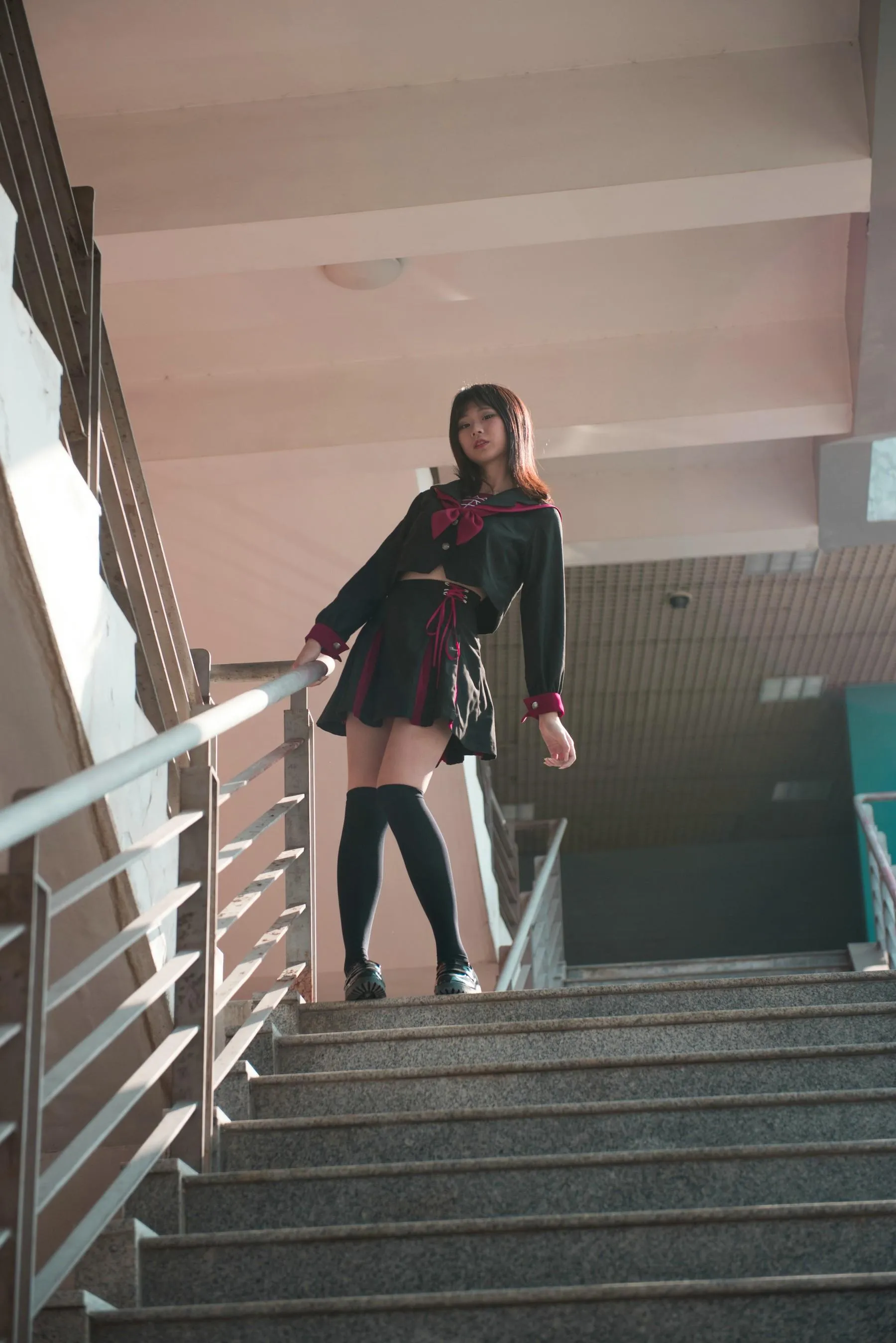 [魔镜街拍] NO.141 活力美术生JK美少女 [288P]插图6